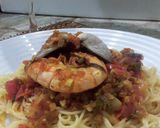 Foto del paso 2 de la receta: Tallarines con salsa de mariscos