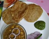 छोले पूरी(chole poori recipe in hindi) रेसिपी चरण 5 फोटो