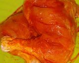 A picture of step 1 of Chicken mandi rice.