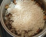 A picture of step 4 of Mushroom risotto.