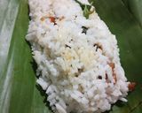 Foto langkah ke 5 dari resep Nasi Bakar Cumi Asin.