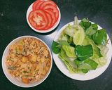 Hình bước làm 5 của món Cơm chiên kim chi