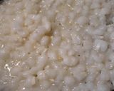 A picture of step 1 of Hominy and Cauliflower in a Cheesey Sauce.