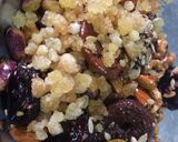 A picture of step 2 of Ragi Oats dry fruits ladoo.
