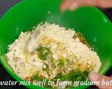 A picture of step 1 of Dahi (curd)phulki /dahi bhalla recipe.