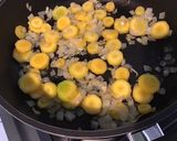 Une image de l'étape 11 de Aubergines aux carottes jaunes, persil, ail, oignon et épices.