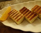 A picture of step 5 of Grilled Cake#Snackrecipescontest.