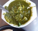 A picture of step 25 of Palak Paneer.