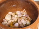 Pavo guisado con berenjenas al estilo sefardí
