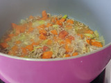 Potito de carne picada con verdura