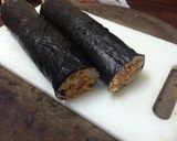 Hình bước làm 5 của món Kimbab kimchi