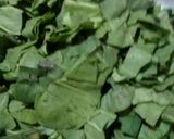 A picture of step 3 of Aluu palak.