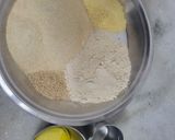 A picture of step 1 of Churma Laddoo.