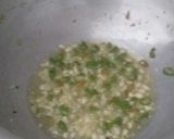 A picture of step 1 of Methi rice.