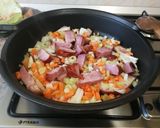 Foto del paso 4 de la receta: Col con codillo ahumado y alubia Jorgette style