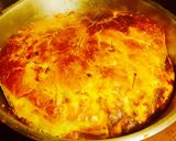 Foto del paso 3 de la receta Hojaldre relleno de tortilla de patatas, lonchas de pavo y queso para fundir
