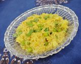 A picture of step 7 of Onion and potato Maggi.