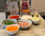 Foto del paso 1 de la receta: Fideos de arroz chino con verduras y pollo