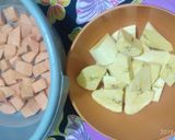 Foto langkah ke 2 dari resep Kolak pisang tanduk dan ubi legit.