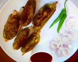 A picture of step 5 of Palak Seekh Kabab.