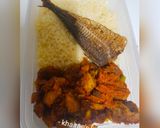 Cassava couscous, dodo gizzard, halloumi sauce da soyaye kifimatakin girki5 hoto