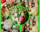 Steam_chicken With mix_vegetabales_ In foile_baked recipe step 2 photo