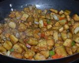 Foto del paso 3 de la receta: Wok de vegetales, Champiñón y roquefort