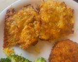 A picture of step 7 of Cheesy new potato squares.