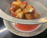 A picture of step 3 of Rhubarb Fool.