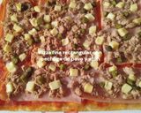 Foto del paso 9 de la receta Pizza fina rectangular con pechuga de pavo y atún