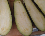 Foto del paso 1 de la receta: 🍆Berenjenas a la siciliana; rellenas de atún 🐟y anchoa🎣