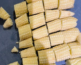 玉米筍蒜炒節瓜的食譜步驟1照片