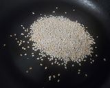 A picture of step 1 of Moong Dal Kheer.