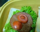 Foto langkah ke 4 dari resep Sandwich dengan Burger Sapi.
