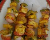 A picture of step 4 of Paneer Veg Barbecue.