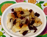 Foto del paso 3 de la receta: Coliflor con patata y remolacha al vapor - Para diabéticos