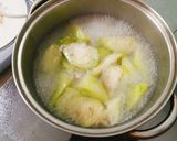 Hình bước làm 4 của món Canh mướp nấu mồng tơi