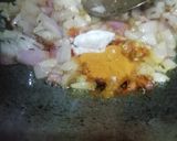 A picture of step 2 of Beans Aloo.
