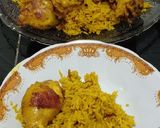 Foto langkah ke 9 dari resep Nasi Biryani Ayam Praktis pakai Rice cooker.