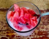 Foto langkah ke 3 dari resep Es Susu Semangka.