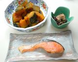 A picture of step 6 of Simmerd japanese squash for the winter solstice.
