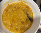 A picture of step 2 of Dal khichdi.