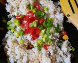 A picture of step 4 of Garlic Fried Rice.