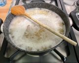 Une image de l'étape 2 de Gratin de cheveux d’ange aux légumes et trois fromages.