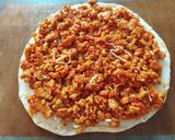 Foto del paso 9 de la receta Pizza Extra Fina con Pollo un Poco de Especias y Queso