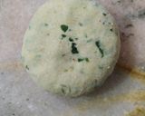 A picture of step 2 of Thepla (Methi Thepla).
