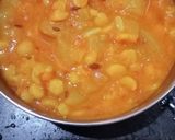 A picture of step 4 of Lauki chana dal mix.