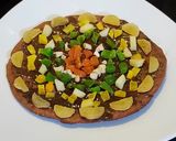 A picture of step 7 of Chocolate paratha pizza.