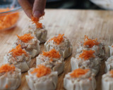 Foto langkah ke 4 dari resep Siomay Dimsum Ayam Gurih Dan Kenyal: Modal Rp 1000/pcs.