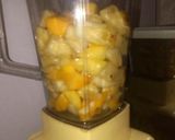 A picture of step 3 of Mango and pineapple smoothie.